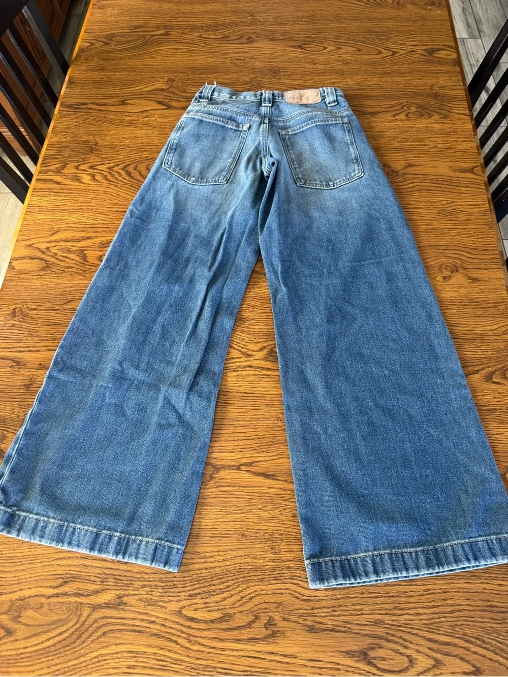 PacSun Women’s Sloane Ultra Baggy Size 22 Blue Denim - Picture 5 of 7
